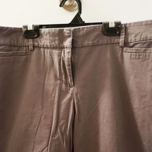 Gray 10P Ankle Pants - Loft